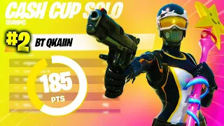 HOW I PLACED 2ND IN SOLO CASH CUP 🏆 | QKAIIN