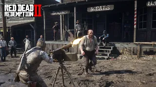Can You Kill Immortal Tommy in the Saloon Fight? - Red Dead Redemption 2