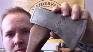HOW TO SHARPEN AN AXE - The Rooster Method