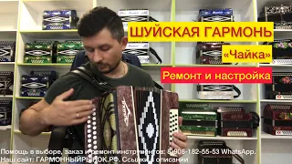 ШУЙСКАЯ ГАРМОНЬ Чайка! После ремонта и настройки! Настройка гармони