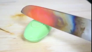 EXPERIMENT Glowing 1000 degree KNIFE VS BAR OF SOAP