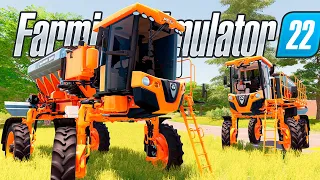 ESPALHANDO CALCÁRIO NA FAZENDA PONTE FUNDA - FARMING SIMULATOR 22 - EP 10