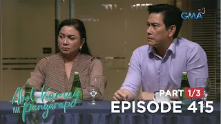 Abot Kamay Na Pangarap: A financial crisis that saves Pepe from debt (Full Episode 415 - Part 1/3)