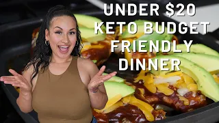 Keto Budget Friendly Dinner | Keto BBQ Chicken Cheddar Melt