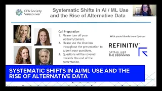 Systematic Shifts in AI/ML Use and the Rise of Alternative Data