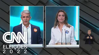 Soraya Thronicke (União Brasil) pergunta para Felipe D’Avila (Novo) sobre prioridades | CNN BRASIL