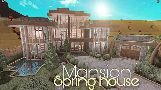 Bloxburg: Mansion Modern Spring (NO LARGE PLOT) || House Build