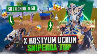 ⚡️KIL UCHUN 50$ DAN VA TOP 1 UCHUN X KOSTYUM SOVG'A/AJOYIB CHELLENJ BAJARDIM⚡️