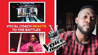 Esther x Mike Frost | The Battles | The Voice Nigeria Season 4 | Team Niyola | Vocal Coach Reacts