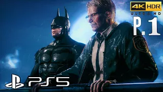 Batman: Arkham Knight Remastered (PS5) 4K 60FPS HDR Stealth Kills Gameplay Part 1