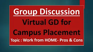 Online Group Discussion for Campus Placement l How to start Group Discussion l Virtual GD for Job #2