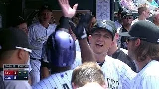 STL@COL: Flande's RBI groundout gives Rox 4-run lead