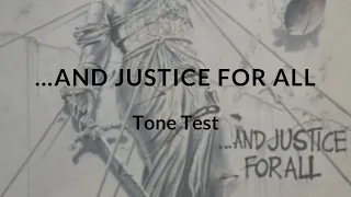 ...And Justice For All Guitar Tone Test