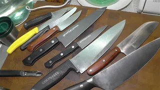 Мои кухонные ножи 2023: чем пользуюсь и не пользуюсь :) Обзор набора ножей на кухню