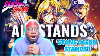 NON JOJO FAN REACTS - TO ALL STANDS IN STONE OCEAN! (ANIME VERSION)