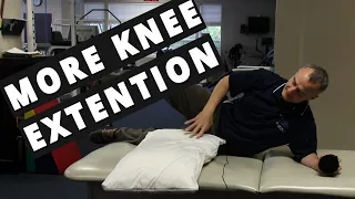 Best Tip To Improve [Knee Extension] After A Total Knee Replacement - Prone Hangs - PT at home 2020