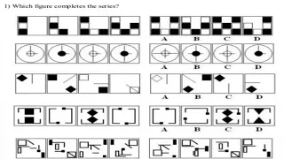 Which Figure Completes the Series? ABSTRACT REASONING TEST [Logic]