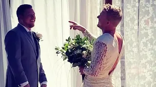 Groom's Brother Dresses Up For First Look Prank