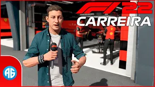 F1 2022 - COMO É O INÍCIO DO MODO CARREIRA? CRIAÇÃO DO PILOTO E APRESENTAÇÃO DO CARRO (Português-BR)