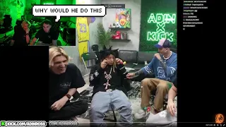 xQc & Adin reacts to Trippie Red saying xQc "Yaps Too Much"