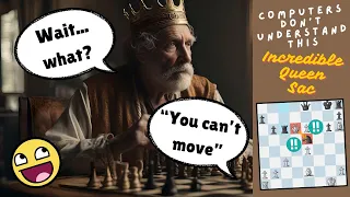 Computers Don't Understand this Immortal Sacrifice - From the Soviet ChessSchool ♟️😮