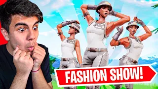 FIZ UM CONCURSO DE OUTFIT SÓ COM RECON EXPERT no FORTNITE!! ‹ ElDengoso ›