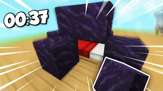 Speedrunning the BEST Bed Defenses in Bedwars