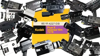 20 Super 8 Cameras - 1 Roll of Film | Kodak Plus-X 7276 + Ektachrome 100D Bonus | Filmboy24