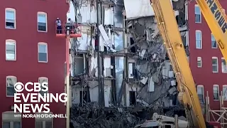 Search transitions to recovery for 3 missing men in Iowa building collapse