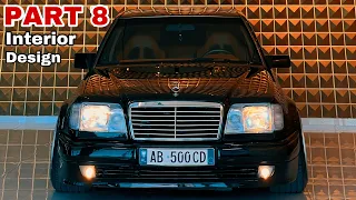 (Part 8) E 500 W124 Full Interor Design  1OF1 Porsche Alcantara Design