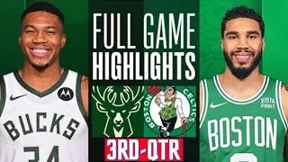 Boston Celtics vs Milwaukee Bucks HIGHLIGHTS 3rd - QTR HD | 2024 NBA season | 3/20/2024