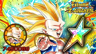 100% EZA PHY SSJ3 GOTENKS [LEVEL 10 LINKS] + STICKER EFFECT! Dragon Ball Z Dokkan Battle