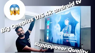 50'' Oneplus U1S 4K UHD Android TV Review || Ravindra ||