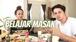 Andrew Andika Tengku Dewi Putri Belajar Masak Vlog Challenge