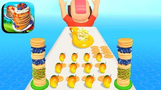 Pancake Run ​- All Levels Gameplay Android,ios (Levels 334-346)