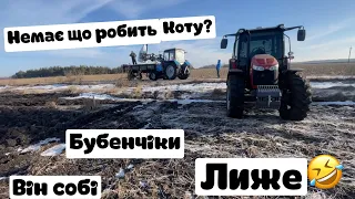 Батя сказав-Ми зробили🙈200кг добрив на га,перший виїзд,тест розкидача,