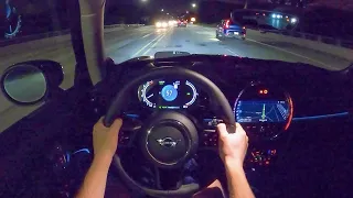 2022 Mini Cooper S Hardtop 2-door 6MT - POV Night Drive (Binaural Audio)