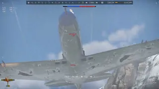 Epic Kill by Ramming BF110-G4 WarThunder