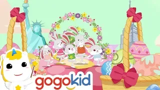Easter Bunny （2020）| Kids Songs | Nursery Rhymes | gogokid iLab | Songs for Children