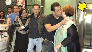 Salman Khan Shows LOVE & Respect For Mom Helen In Front of Father Salim Khan
