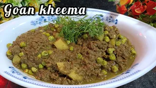 How to make Goan Mince recipe | Green Masala Mince recipe | Goan Kheema recipe