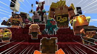 I Fought the Piglins from Minecraft Legends in Minecraft