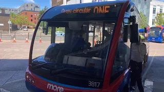 Morebus 2012 Optare Solo SR (HW62 CNO) on the ONE to Poole (Quay Circular) - 04/05/24