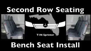 Adding Second Row Bench Seats in a T1N Sprinter