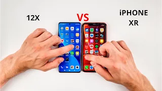 Xiaomi 12X vs iPhone XR | SPEED TEST