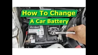 How To Replace Car Battery Mercedes W204 C-Class C250, Most Cars