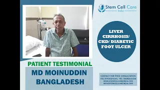 Patient with Liver Cirrhosis shares his experience SCCI | Stem Cell Therapy for CKD in India |