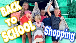 Back to School Shopping with 4 Kids