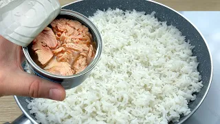 Do you have rice and canned tuna at home?😋2 recipes easy, quick and very tasty # 167