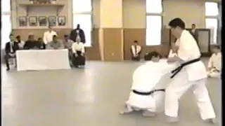 Gozo Shioda Sensei and Mike Tyson at Yoshinkan Aikido Headquarters